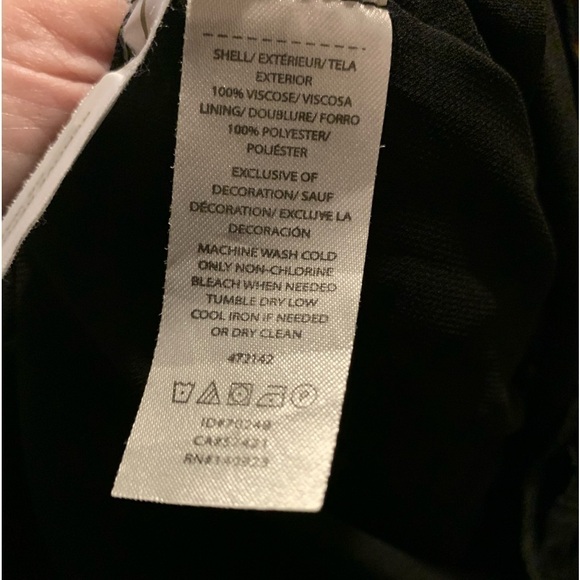 NWOT Loft small black lace adorned shorts romper with elastic waist. - Picture 5 of 7